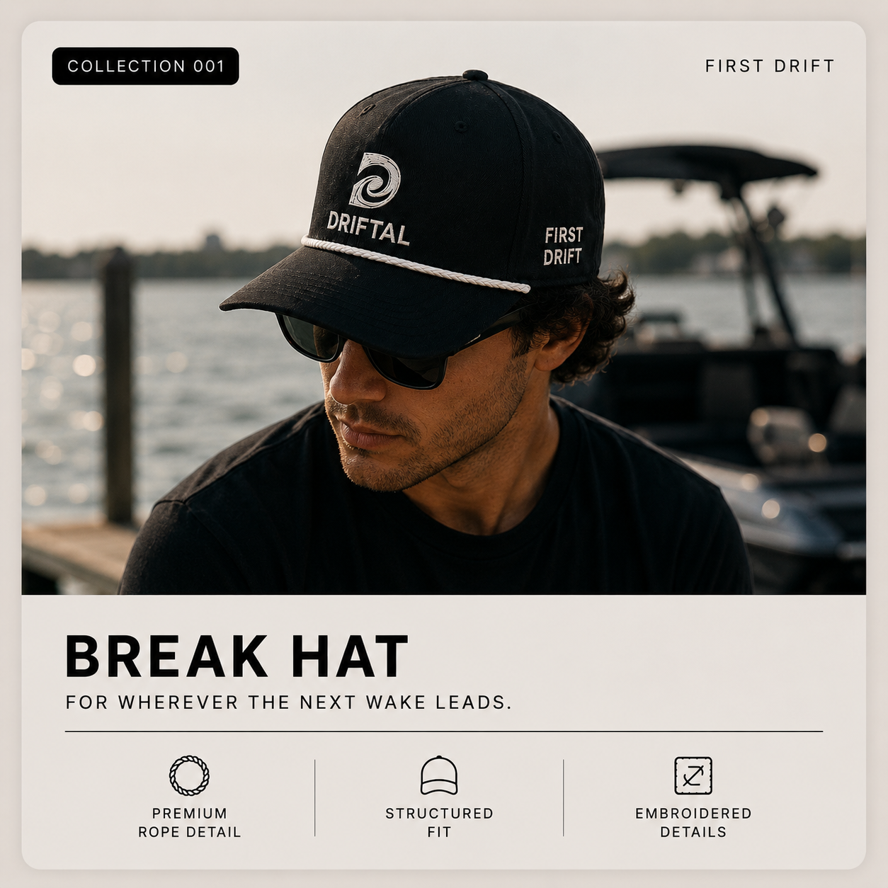 Break Hat | Premium Rope Hat | Driftal